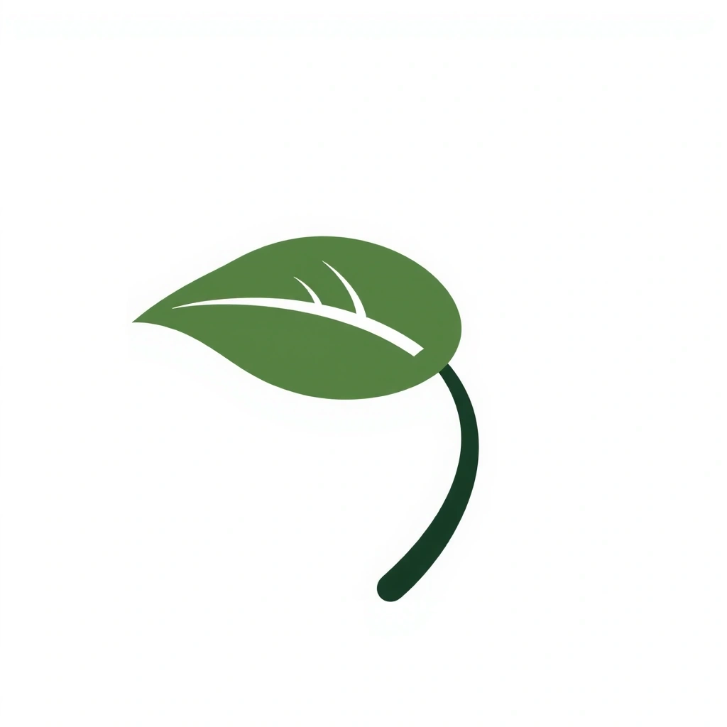 Leaf icon symbolizing purity and natural ingredients