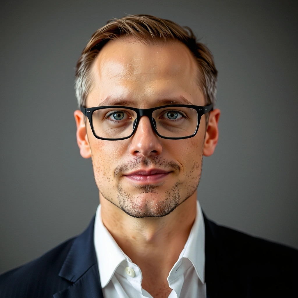 Portrait of Marcus Thorne, Head of Product Development